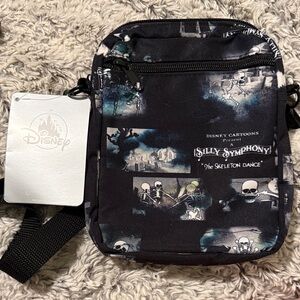 Disney Skeleton Dance Black Crossbody Bag